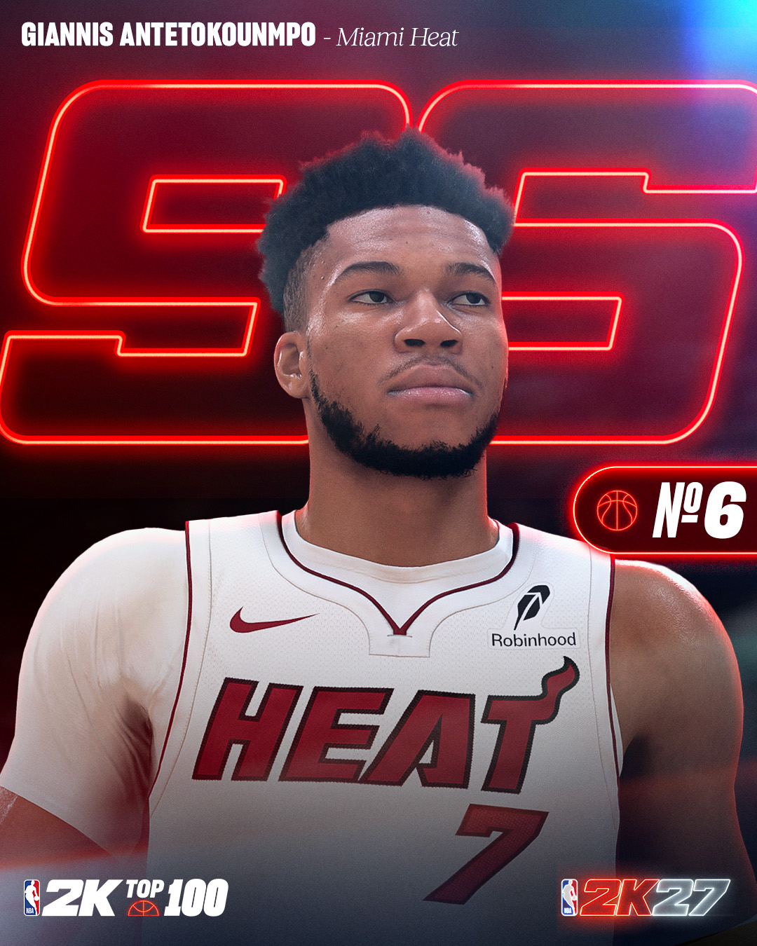 NBA2K27前十能力值公布：亚历山大文班约基奇97并列第一，库里杜兰特93